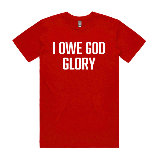 I Owe God Glory Tee - Red