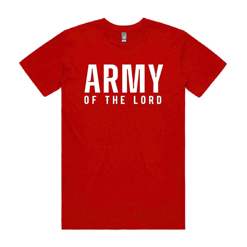 Army Of The Lord Tee - Red