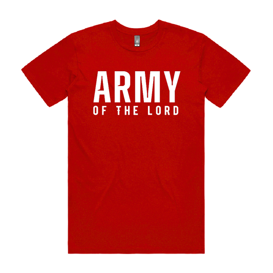 Army Of The Lord Tee - Red