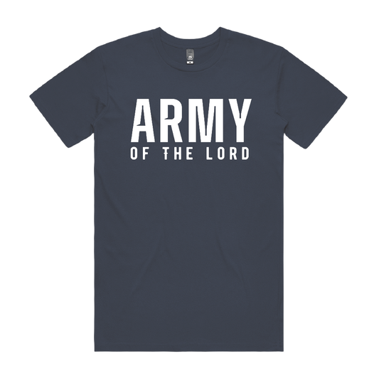 Army Of The Lord Tee - Navy